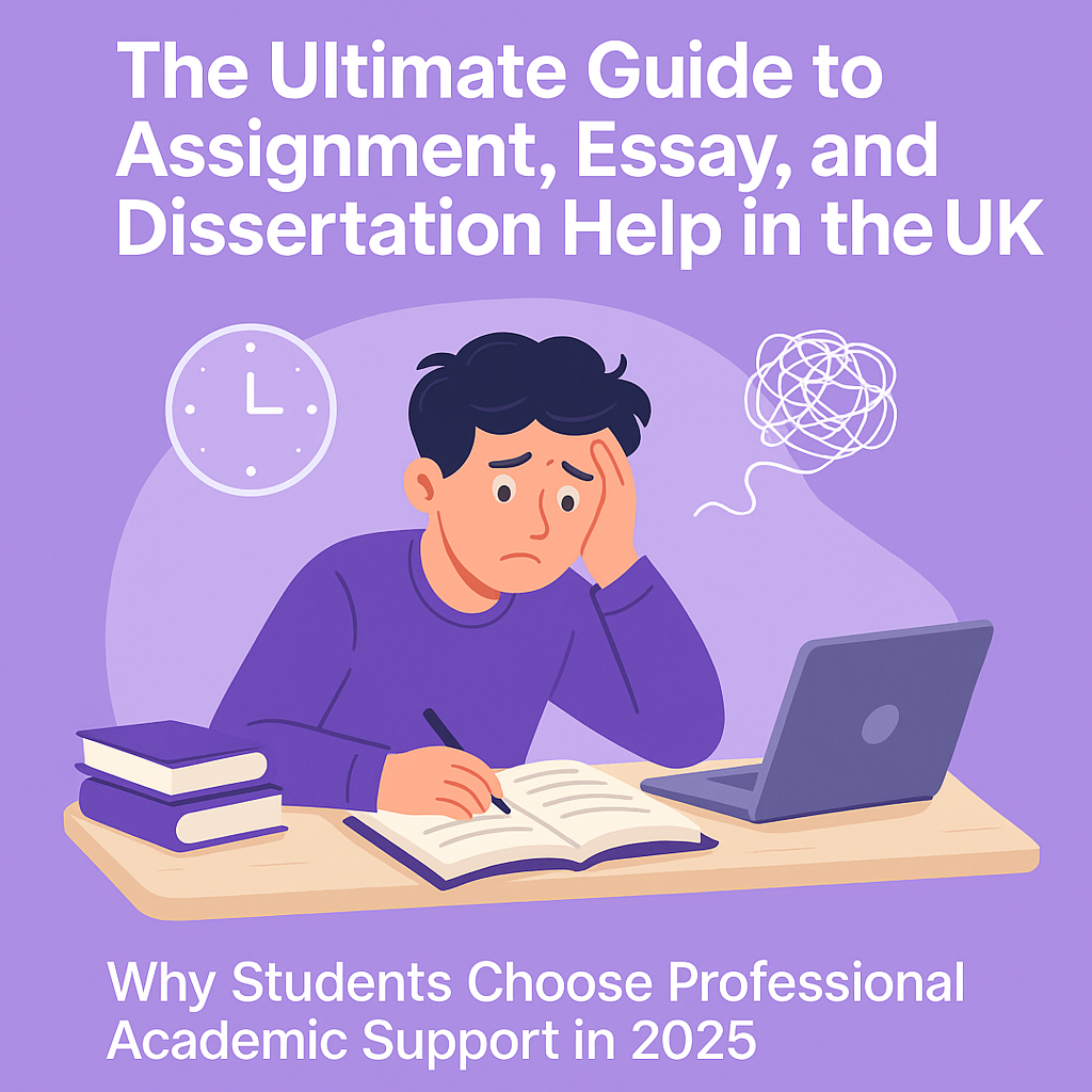 Worried Student Getting Academic Help – UK Assignment, Essay & Dissertation Support