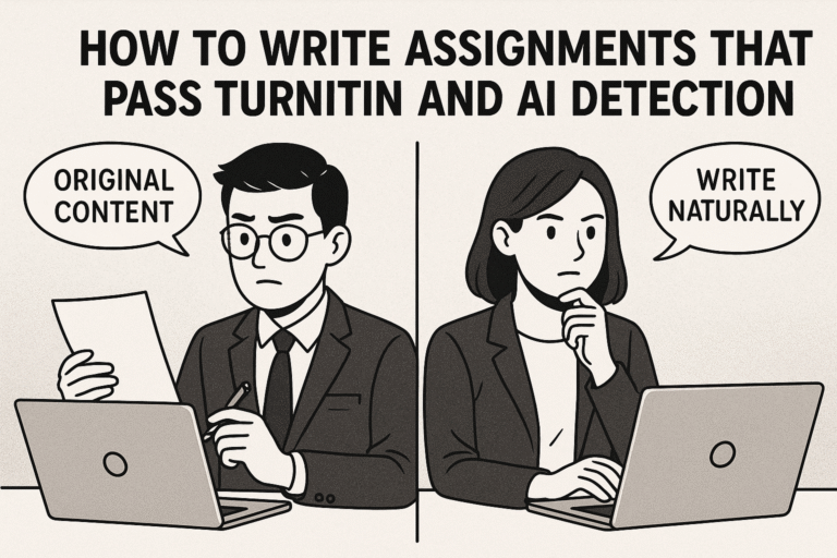 How to Write Assignments That Pass Turnitin and AI Detection – Urgent Assignment Help UK